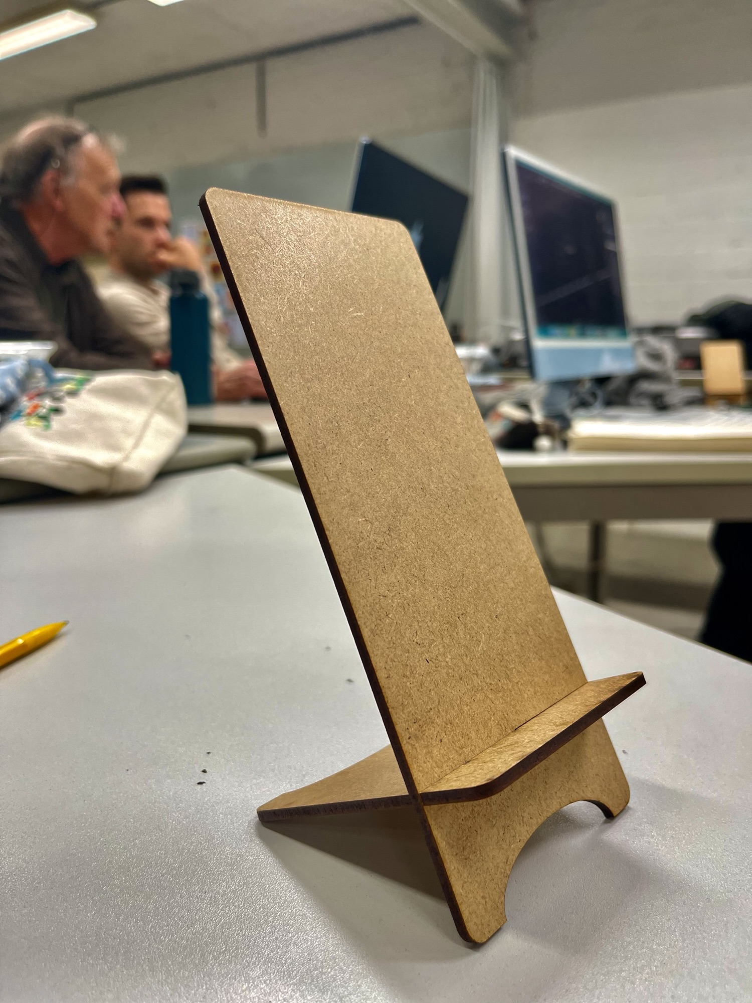 AutoCAD-oefening: Gsm-houder